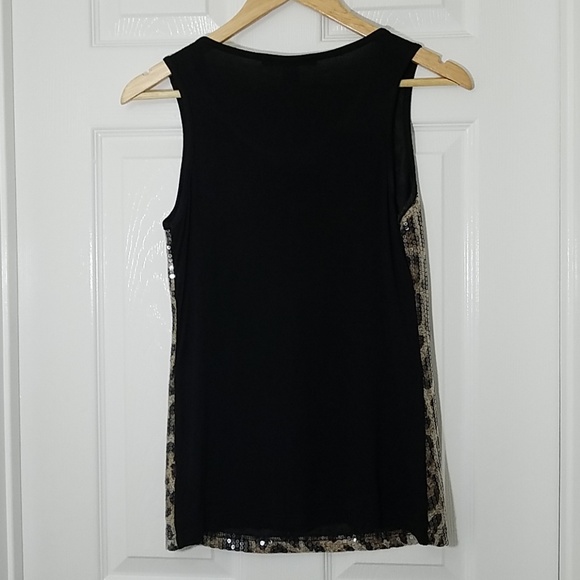 Forever 21 sequined leopard print tank top - Picture 2 of 2